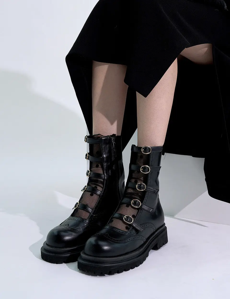 Luella Belt Walker Boots