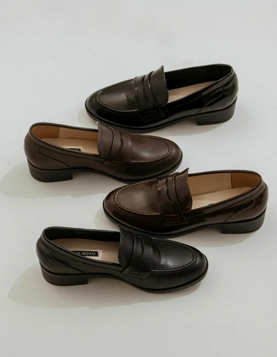 Inez Mannish Penny Loafer 3cm