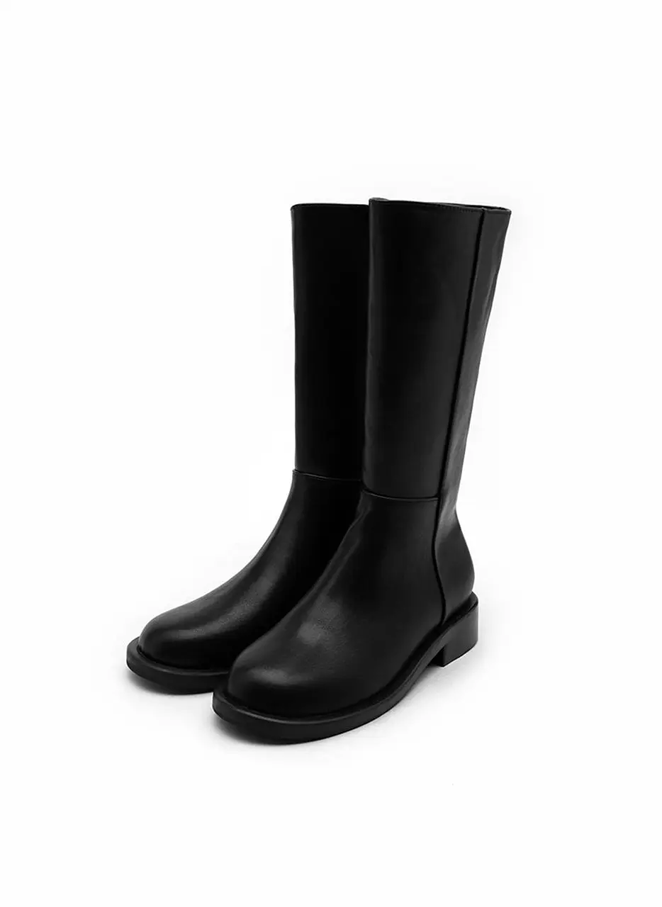 Lecetti Round Middle Boots (3cm)