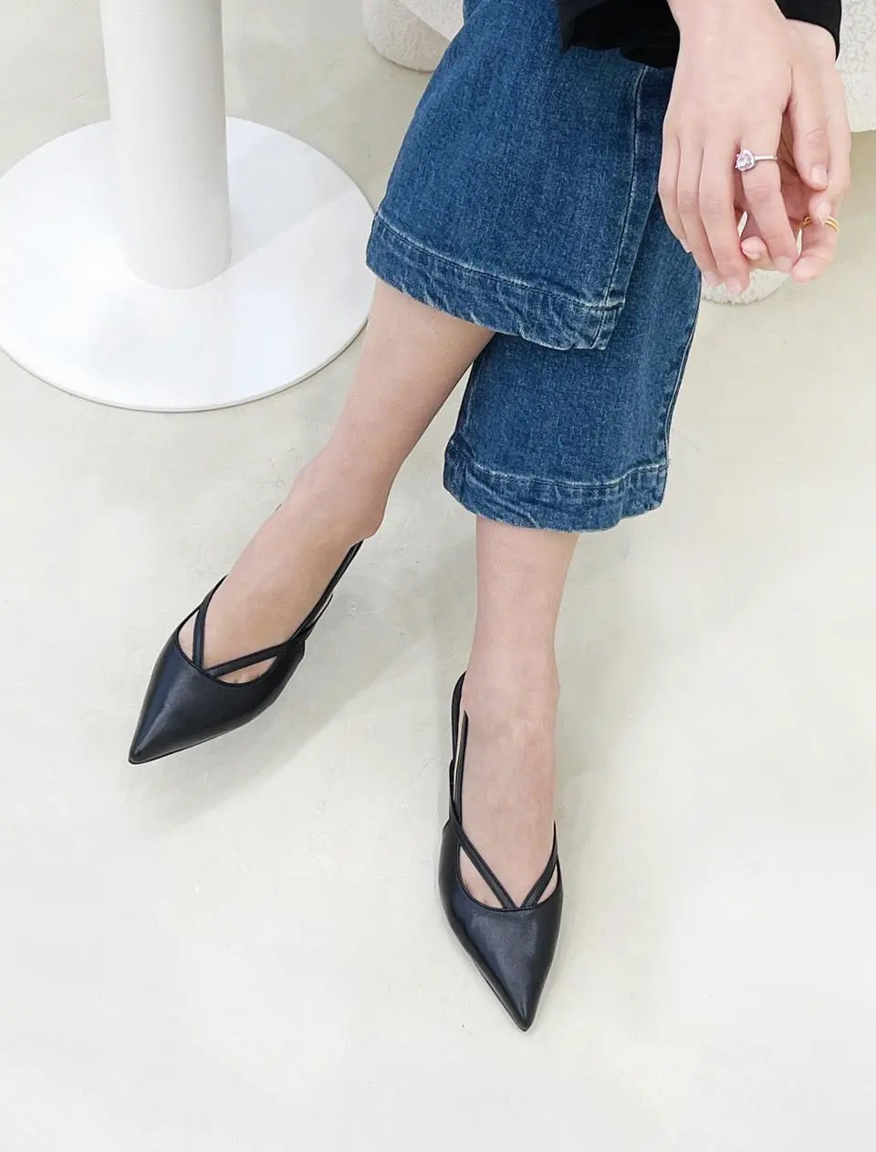 Erina Slingback Shoes_Black