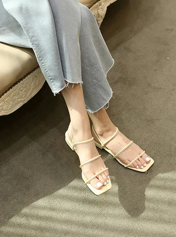 Strappy Sandals - 3 Colors