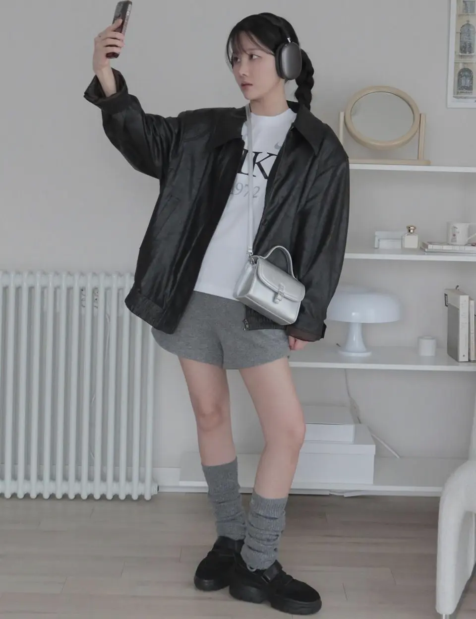 String Platform Sneakers