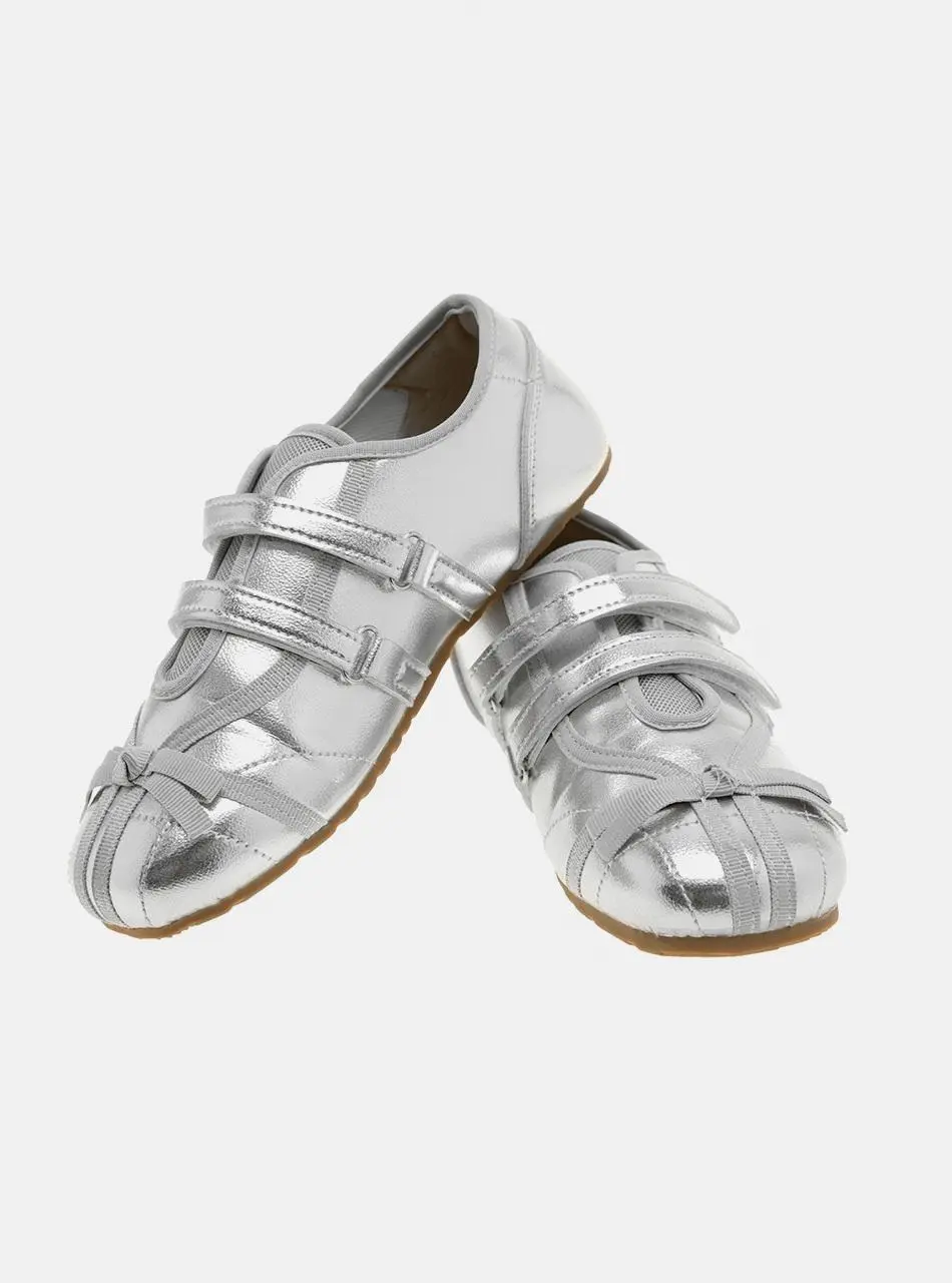 Ribbon Strap Ballet [Silver] (MB5AS32)