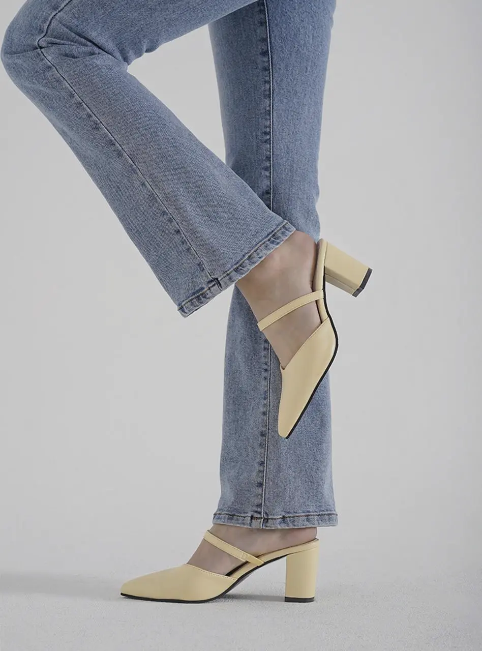 Elaine Strap Stiletto Mule