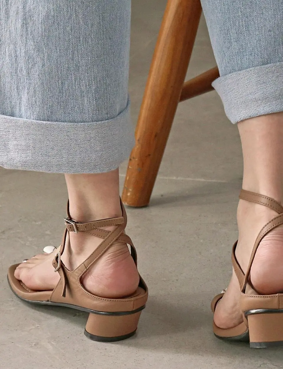 1305 Elias Double Strap Sandal [brown]