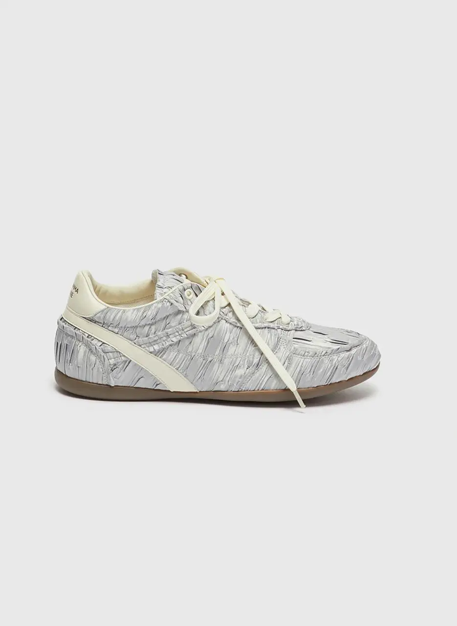 Crease satin sneakers [grey] (DG4DS26013GRY)