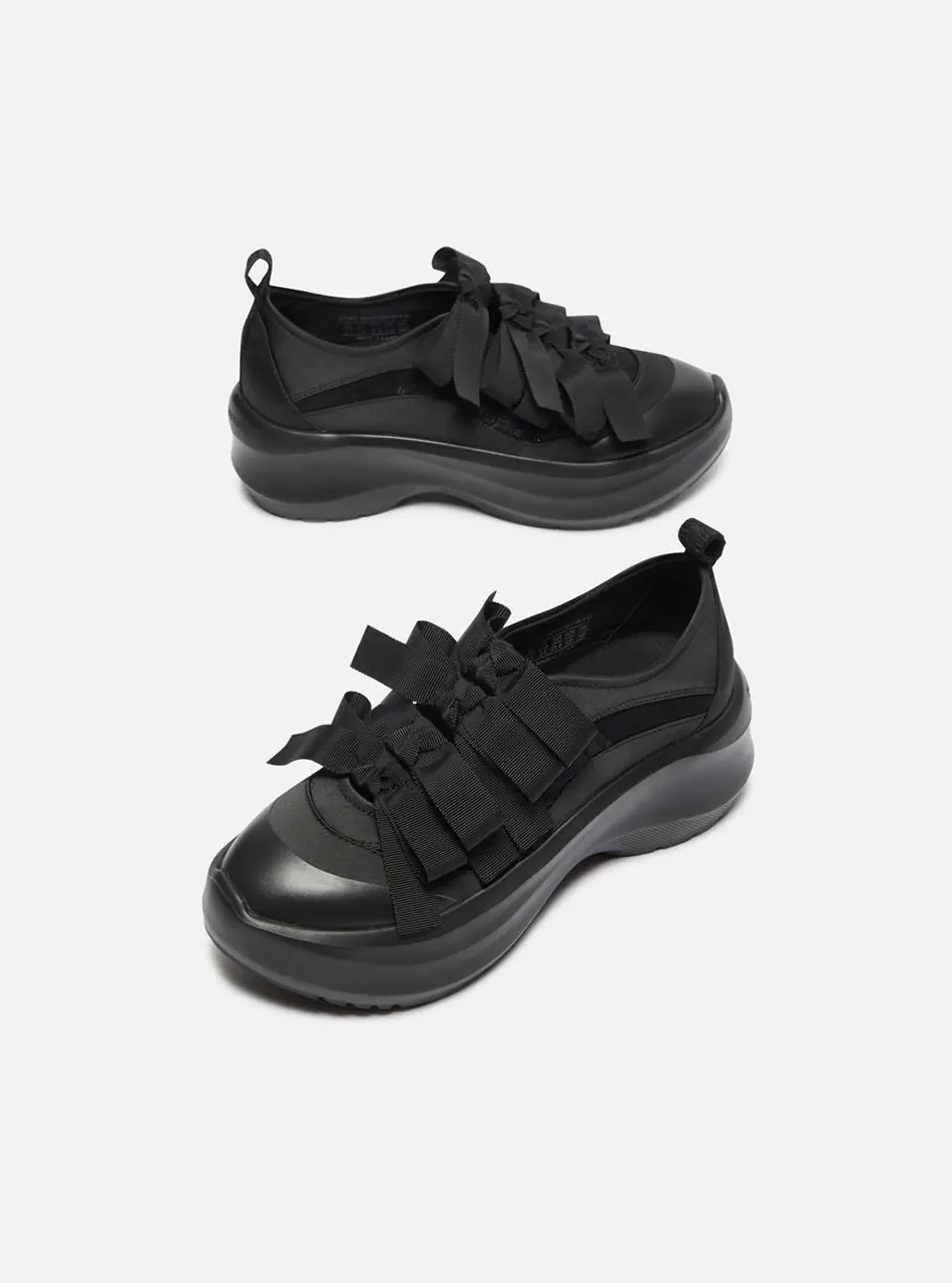 Ribbon platform sneakers(black)_DG4DS26001BLK