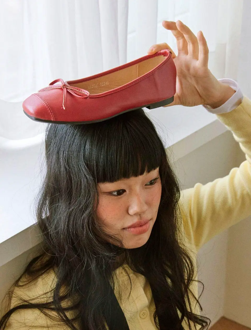 Rave Ribbon Flat 1.5cm Ballet Shoes (UA9037) (5color)