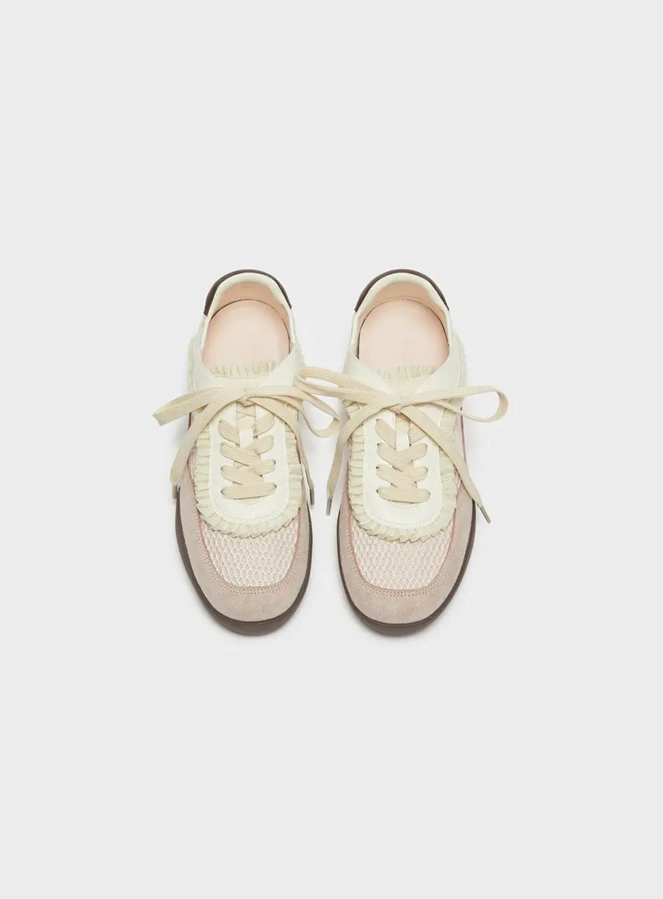 Ruffle low sneakers(Pink)_DG4DS26005PIK