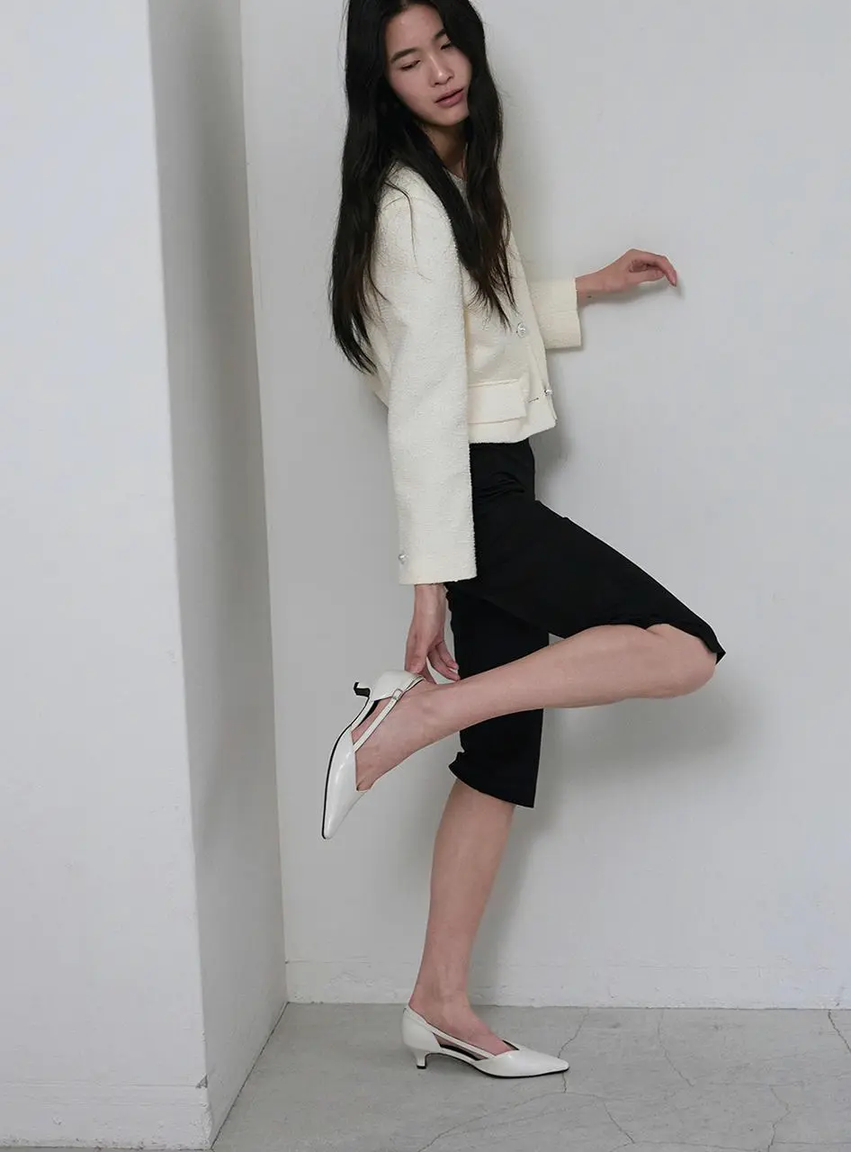 Avenue Pointed-Toe Pumps - Cream Veil