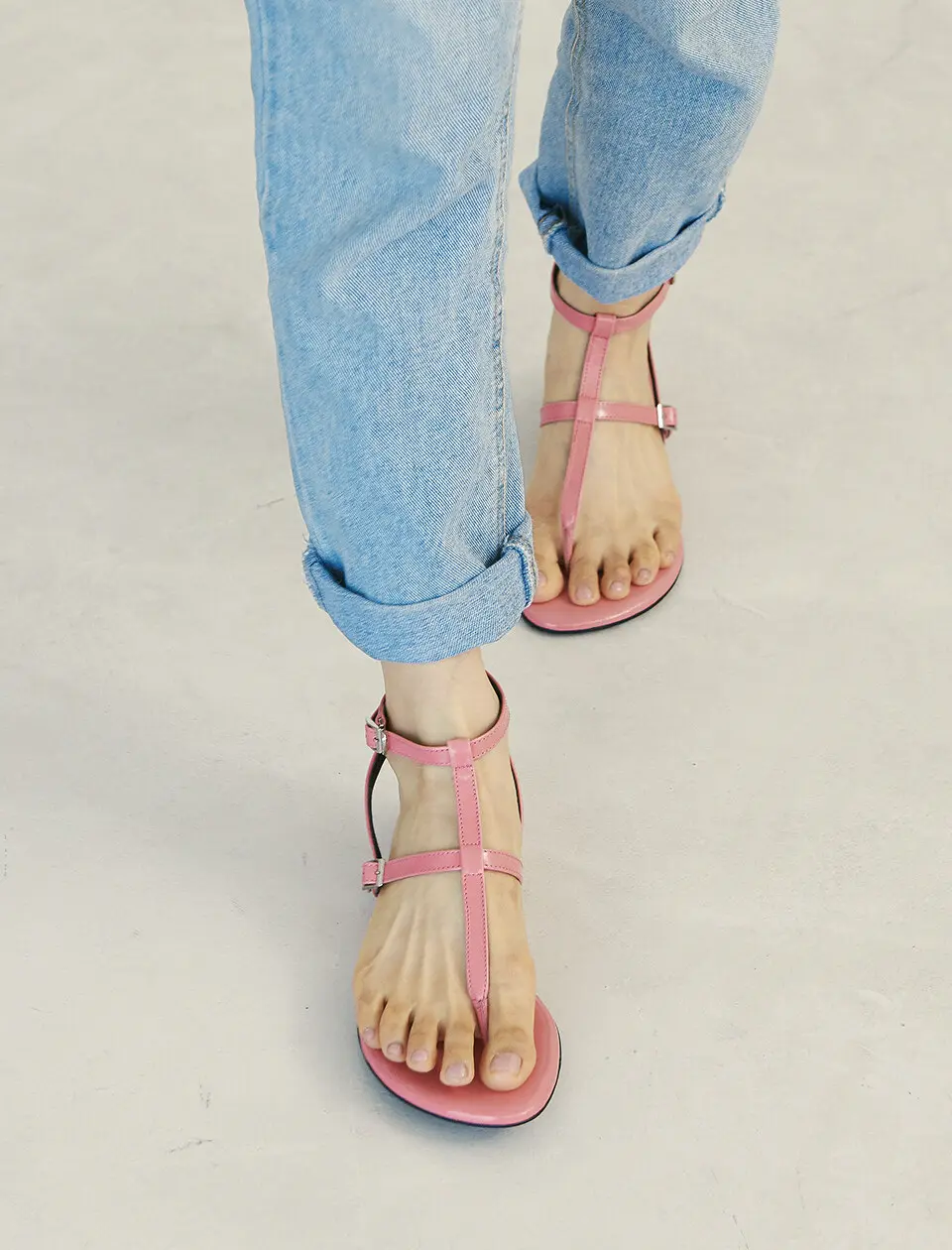 Flat Sandals N21-S232 Pink