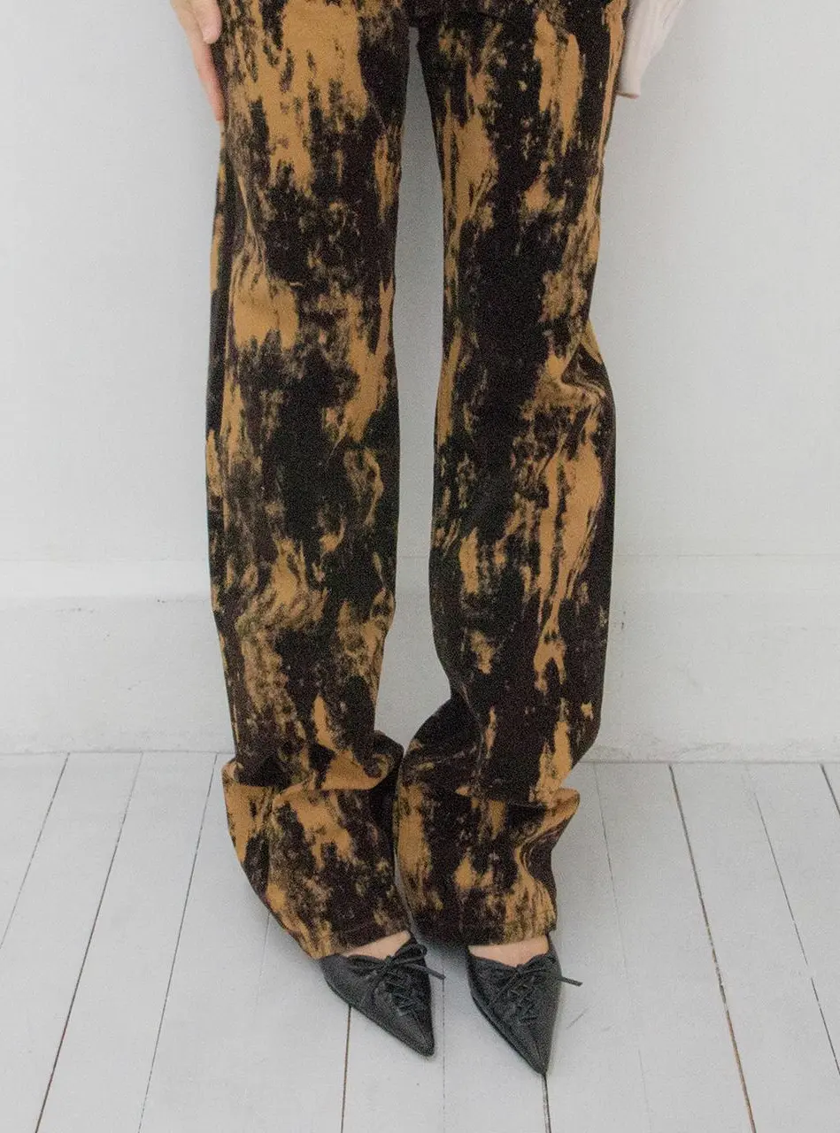 Leather Ribbon Vintage Pumps [Beige] (KW2815)