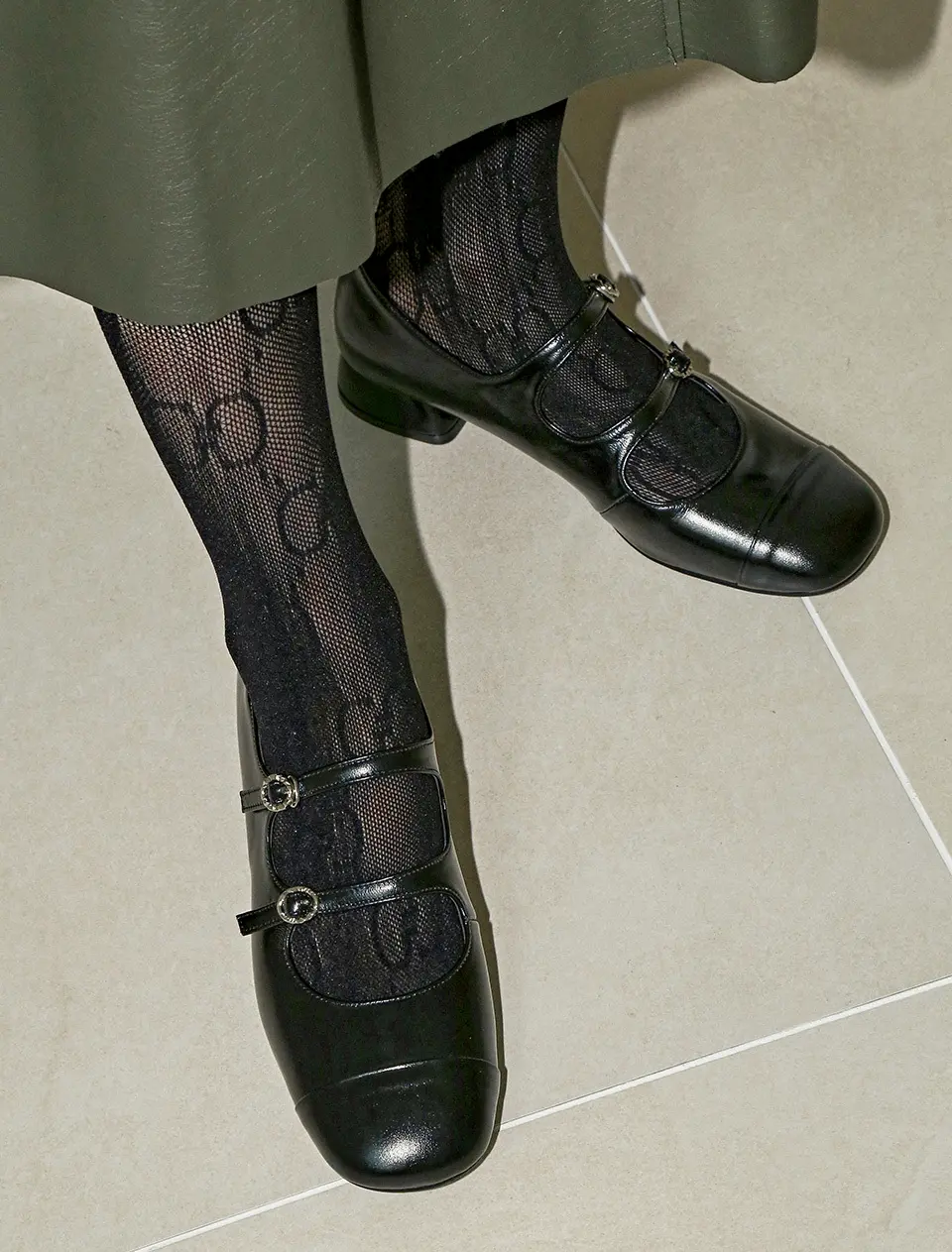 1756 Haints Mary Jane Flat Shoes