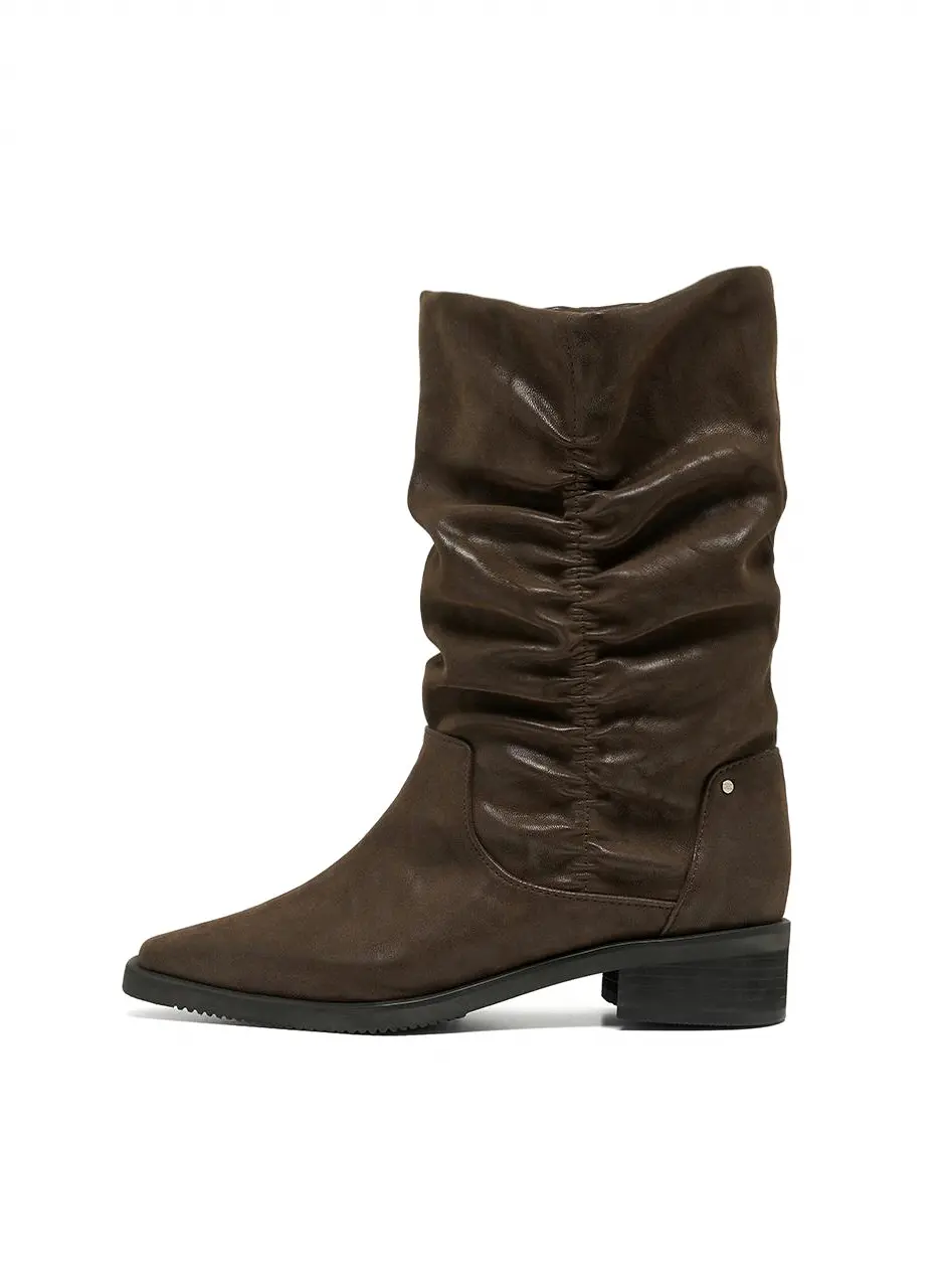 Bohem City Shirring Boots