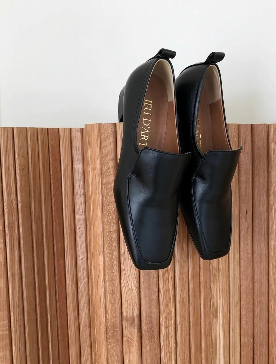 Minimal Square Loafer_Black