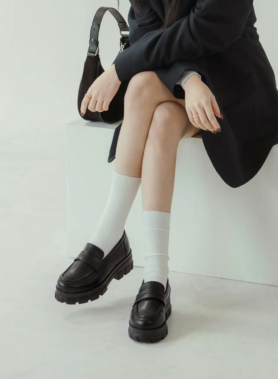 Lorenzi Platform Flats 5cm Loafers