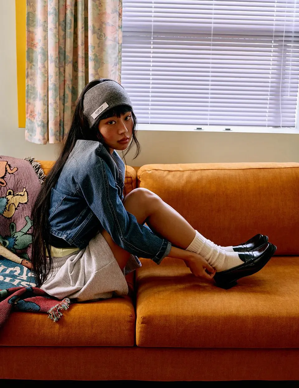 Classic Wide EE PU Penny Loafer [BLACK] (HS-4514)