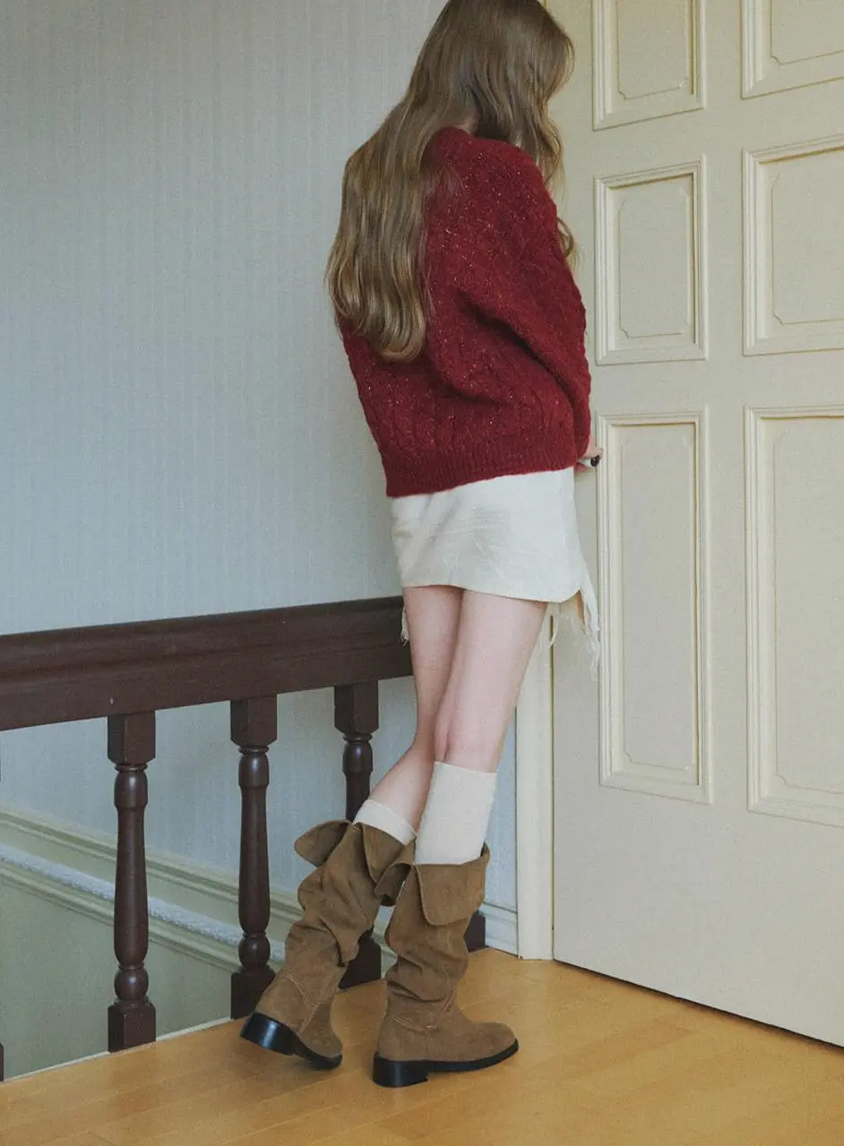[Exclusive] Knee High boots_Lauren_RCA026B 4cm
