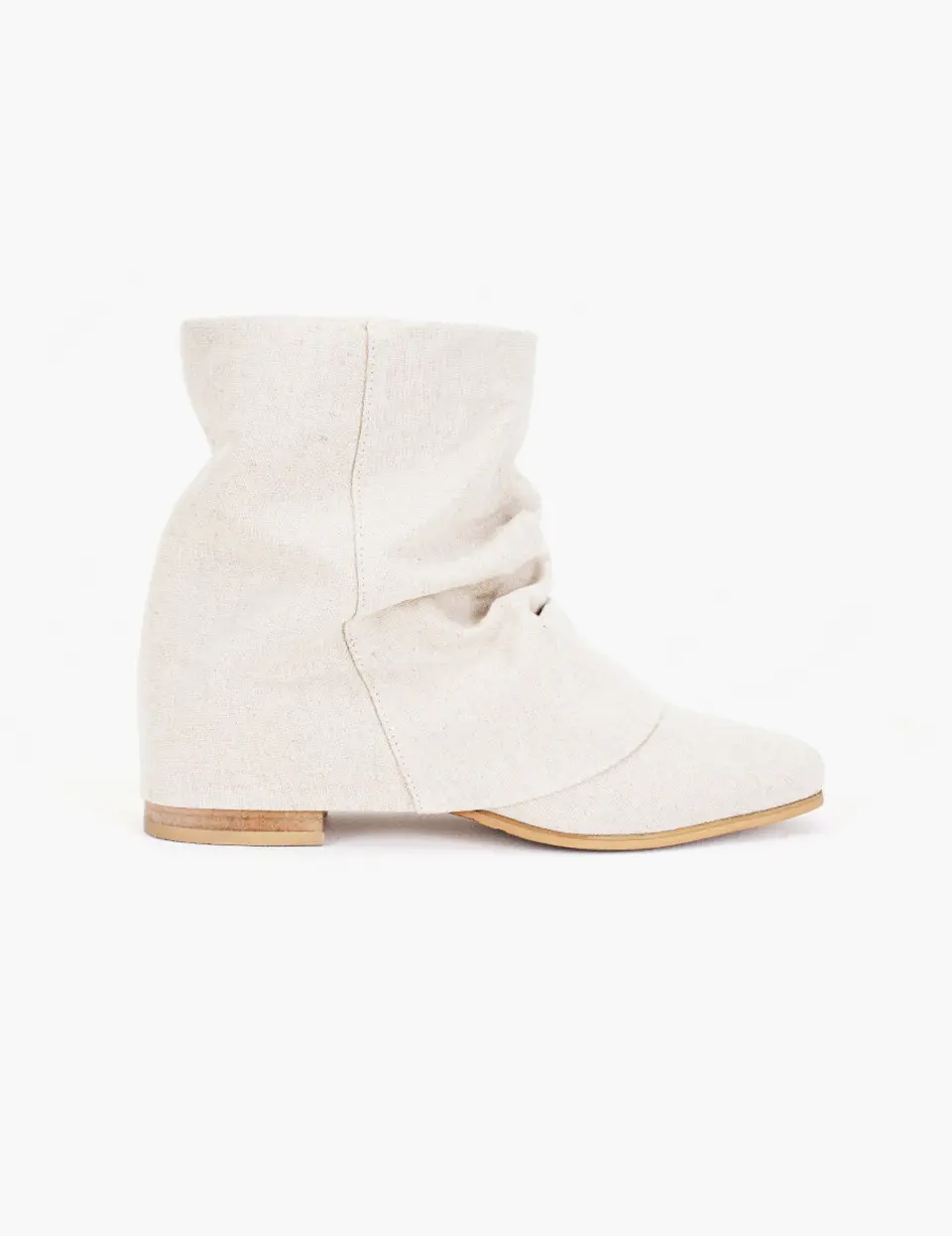Linen Wrinkle Boots