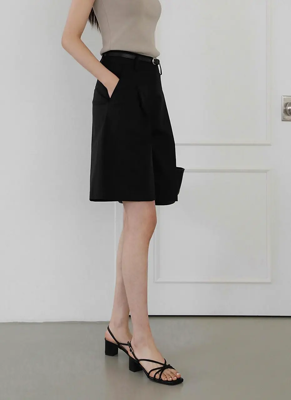 Serendy Square Strap Sandal Heels (5cm)