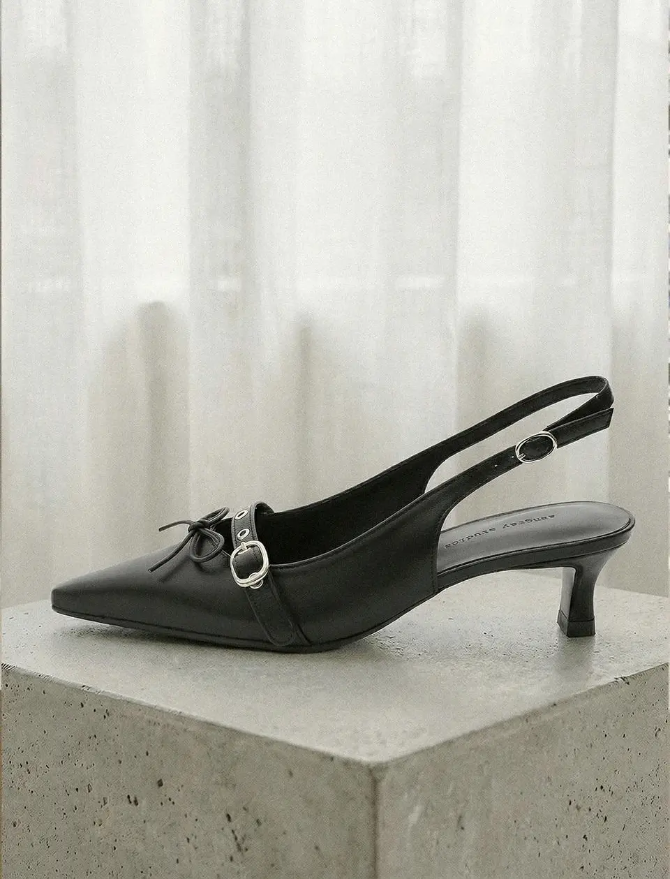 2051 Lark Ribbon Slingback Heel 4cm