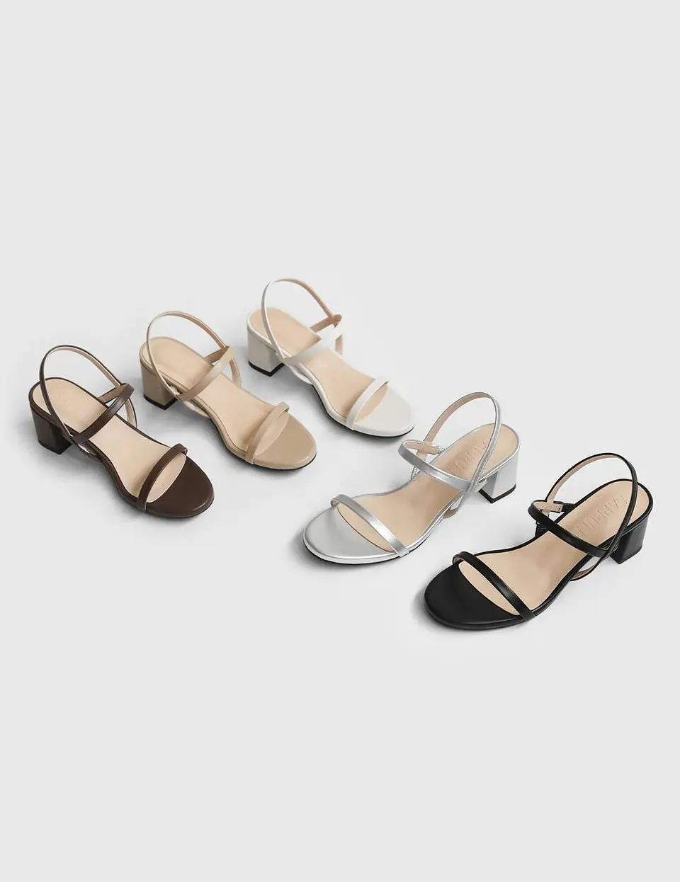 Flora Round Sandal Heel (1.97 in.)