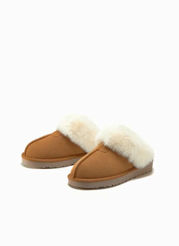 Platform Fur Slipper Nina