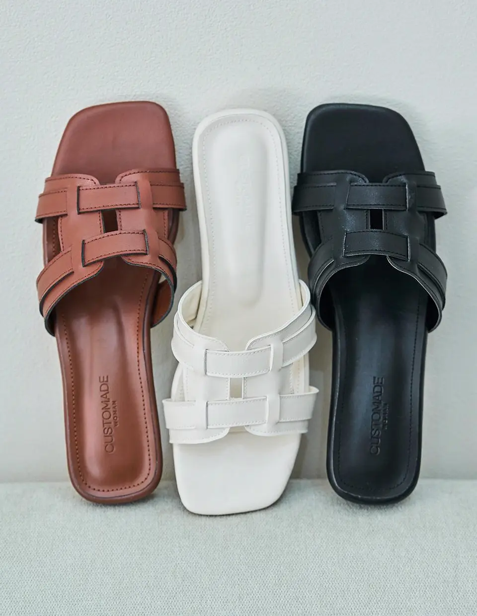 Mila Weaving Layered Mule 1.5cm (CW0103BK)