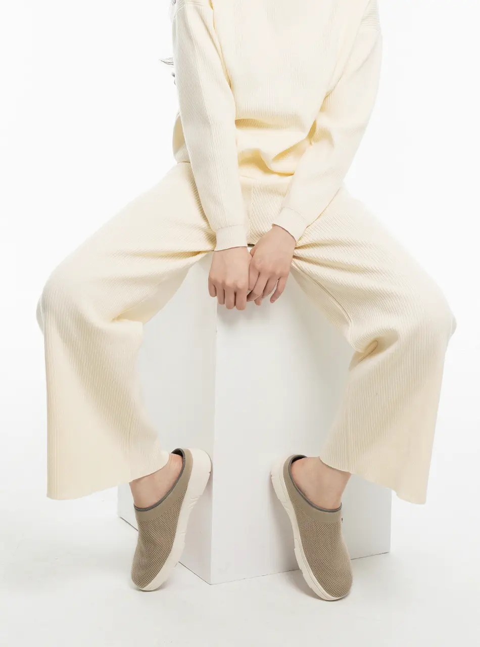 Mules Slipper_Sand Beige
