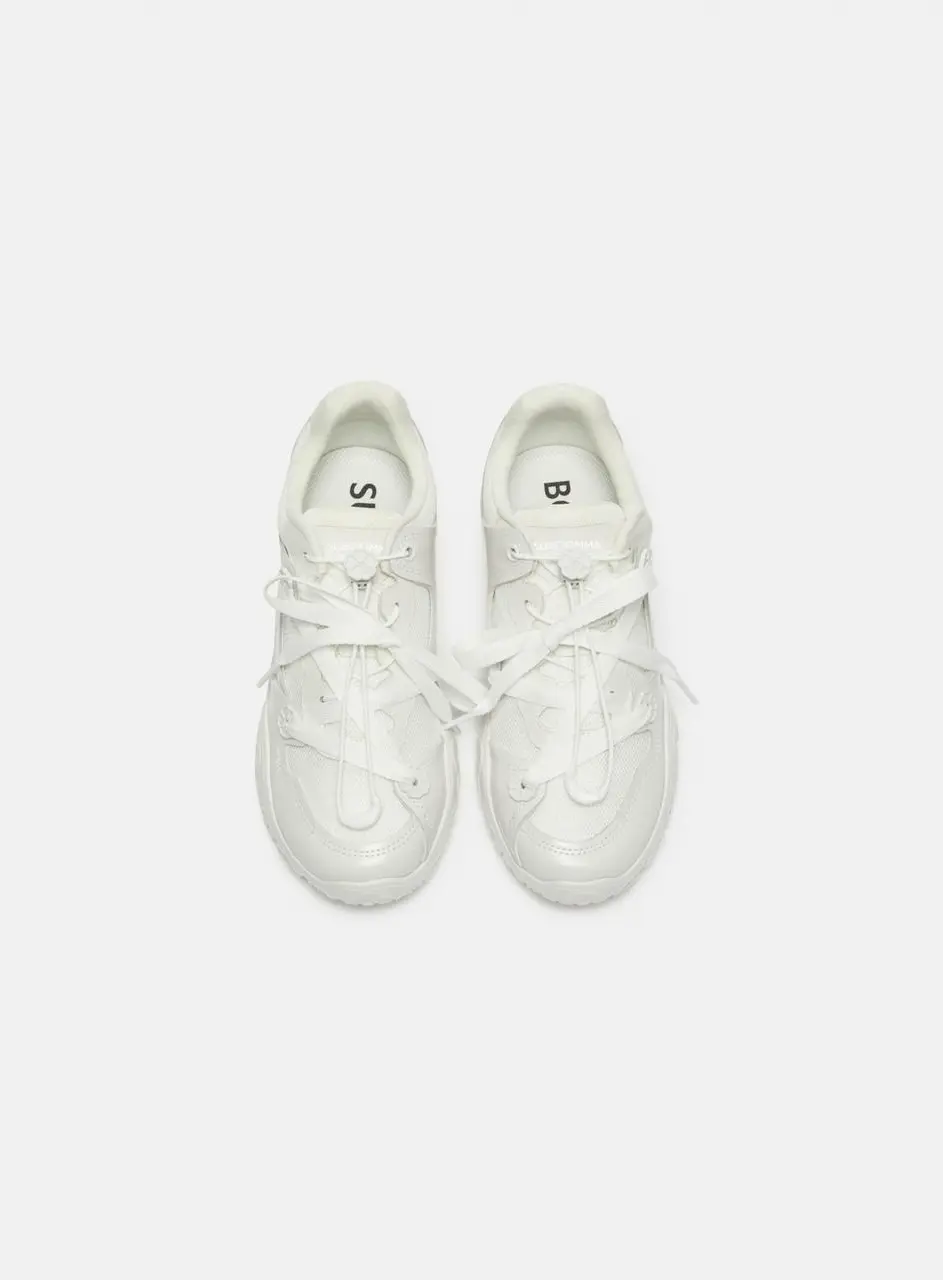 Flower lace-up Sneakers [white] (DG4DS26020WHT)