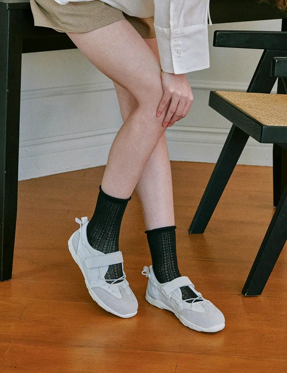String Velcro Platform Sneakers (ljh1030)