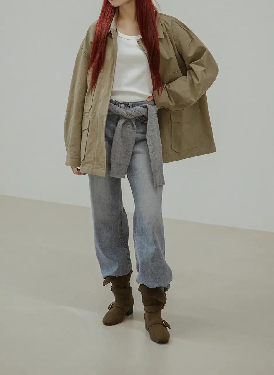 Rossi Suede Belt 4cm Mid-Calf Boots