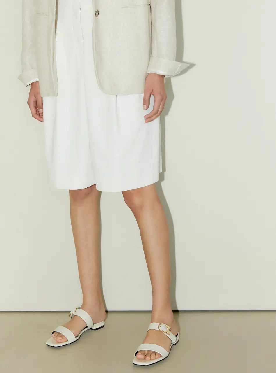 Anello Signature Strap Sandals - Ecru