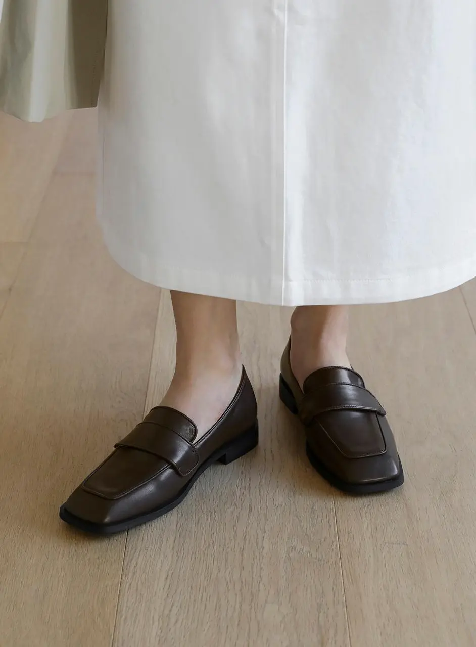 Loped Square (2cm) Loafers