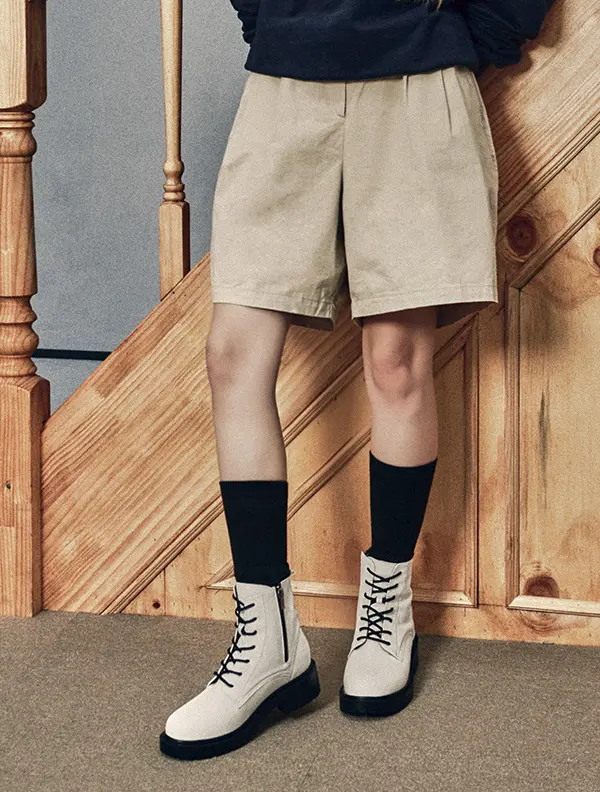 Lace Up Walker Boots Lonnie