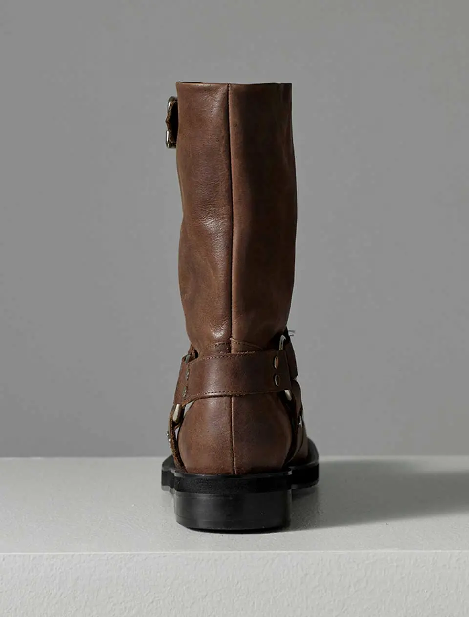 Harness Biker Half Boots (2 Colors)