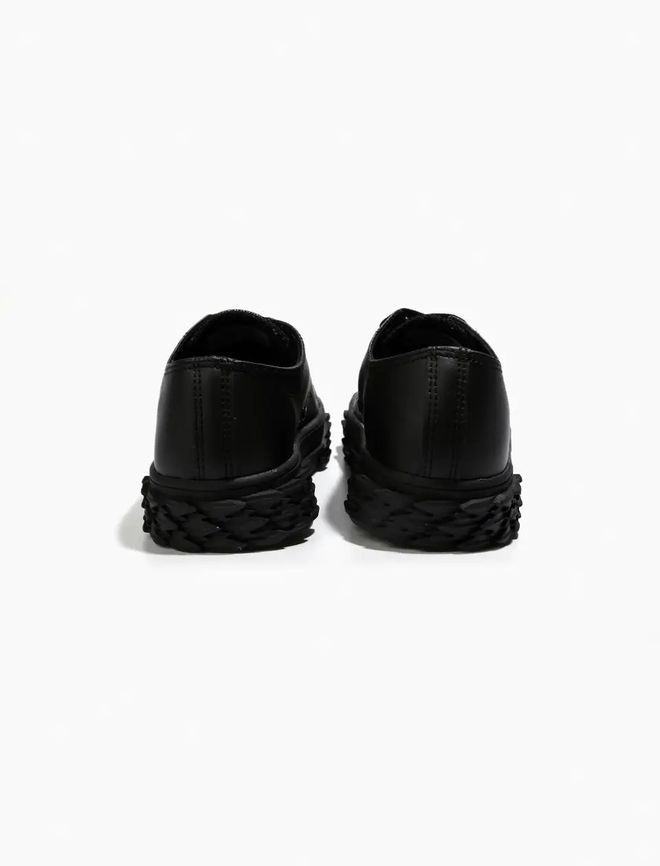 MAKO LEATHER SNEAKERS [BLACK]