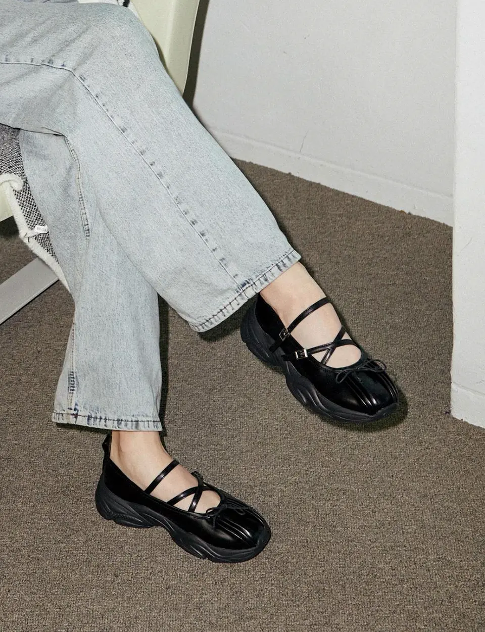 Platform Ribbon Mary Jane (7Colors)