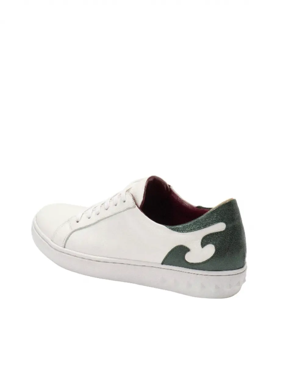 WAVO SNEAKERS [white, khaki]