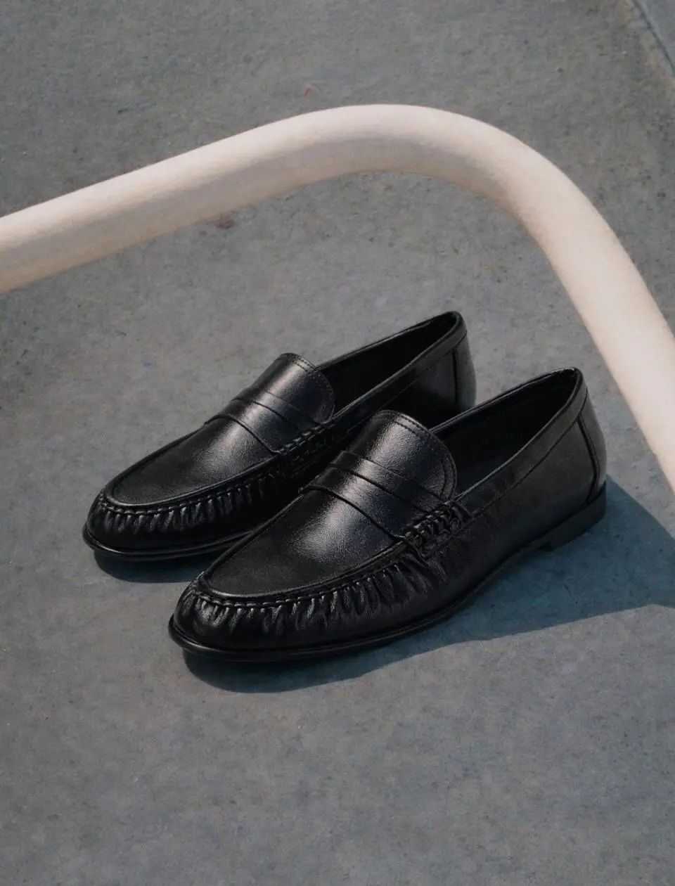 Dress Classic Shirring Loafer (SM027)