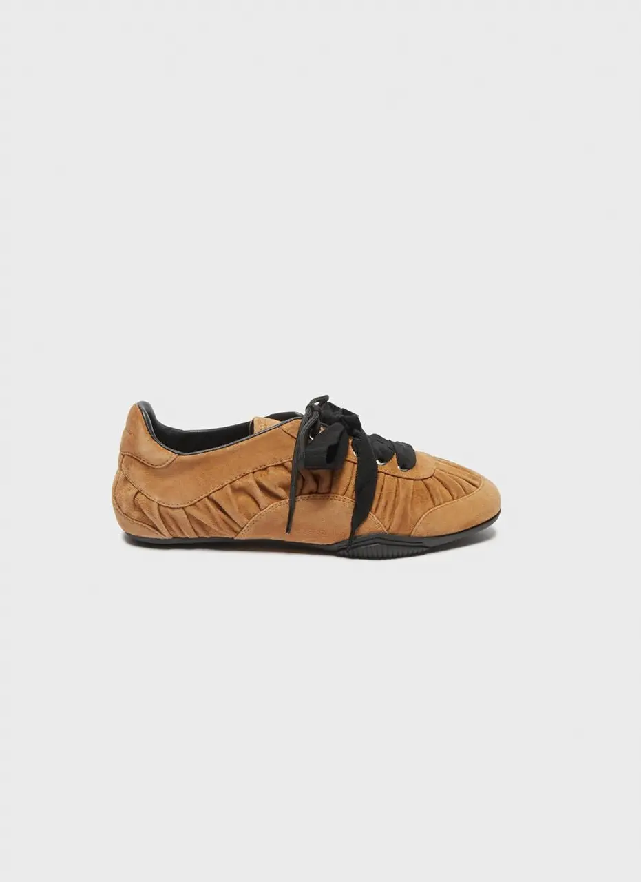 Curtain Call Shrring Sneakers [Brown] (DG4DA25512BRN)