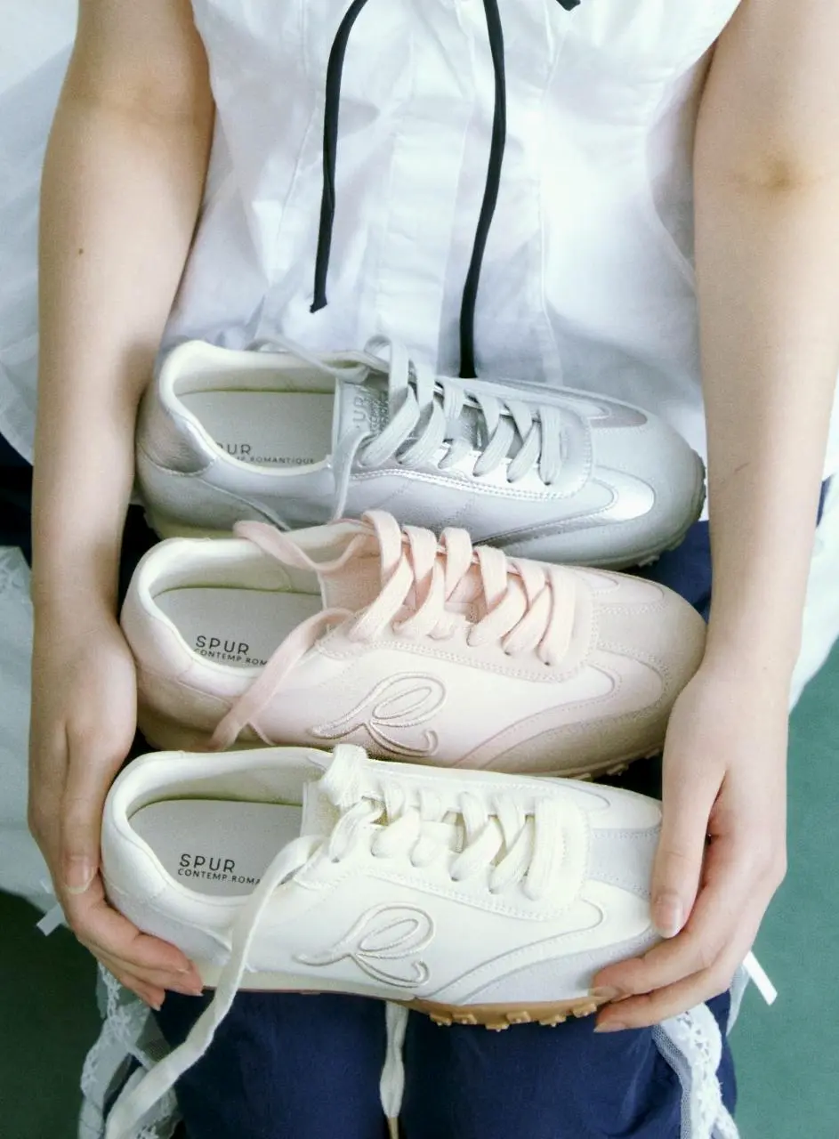 Cob Racer Genuine Cowhide Leather 3cm Sneakers (VS7073) [Silver]