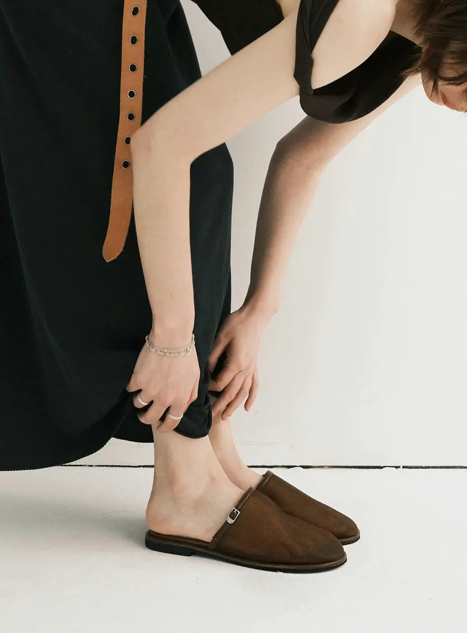 Sheer Belted Mesh Slide - 3colors