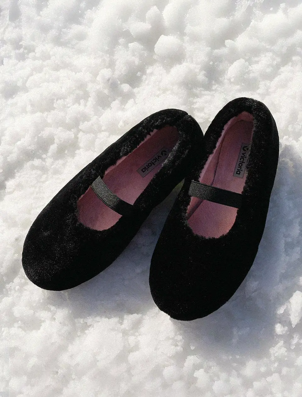 Victoria Casa Soft Fur Banded Fello MARY JANE [NEGRO] (1048106)