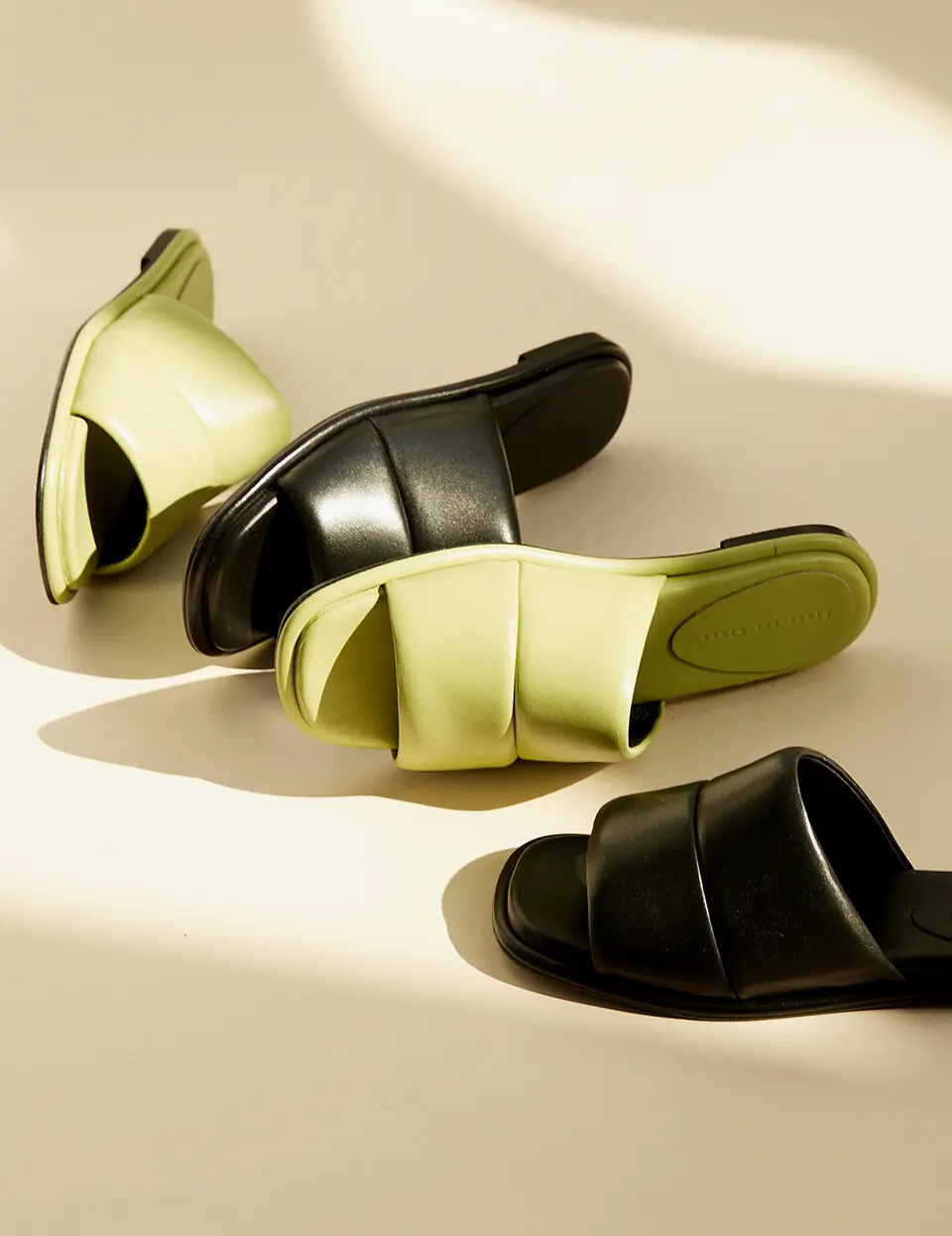 Laila Slides_Leather Black