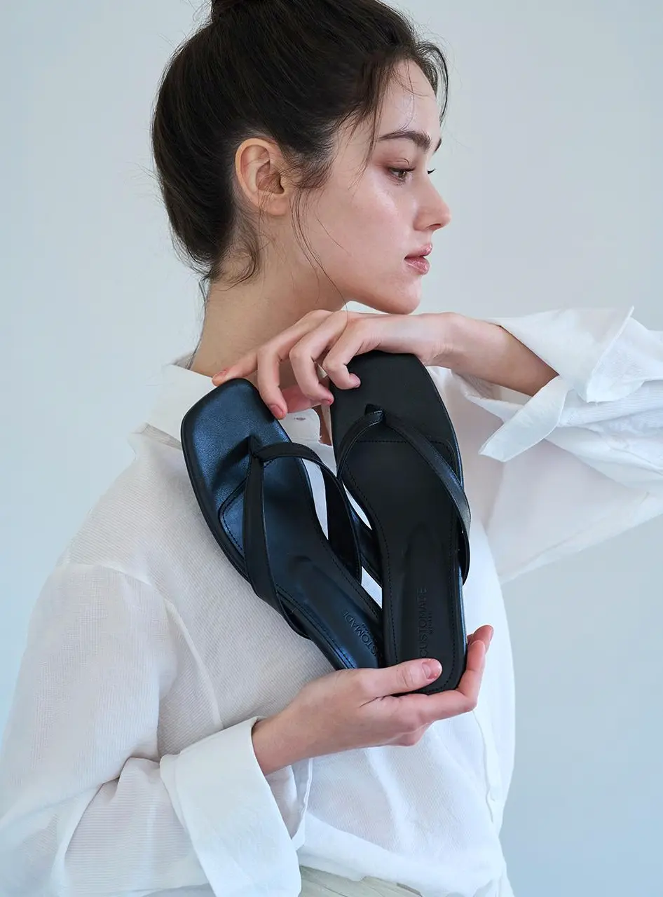 Lumi Kitten Flip Mule 3cm (CW0104BK)