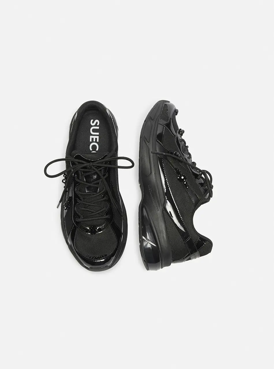 Gloss mesh Sneakers [black] (DG4DS26036BLK)