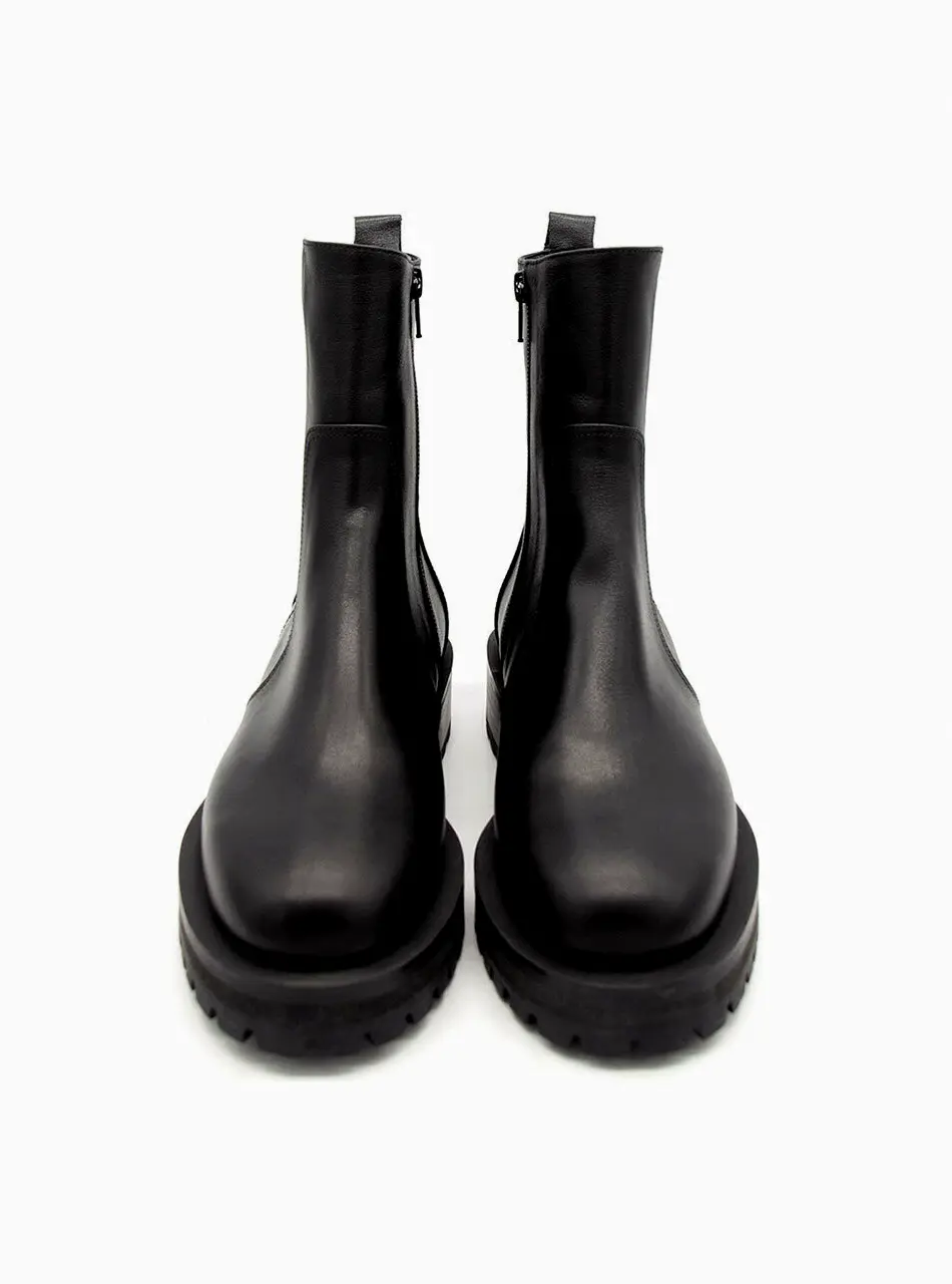 Thick Sole Chelsea Boots 4colors