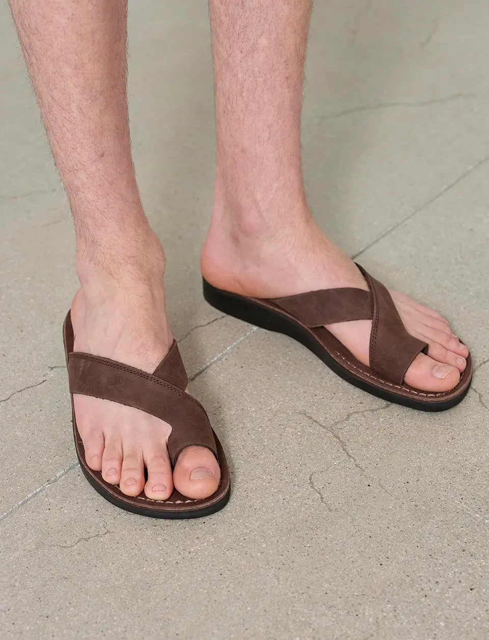 Echo Flat Sandals (Brown) (1091NN)