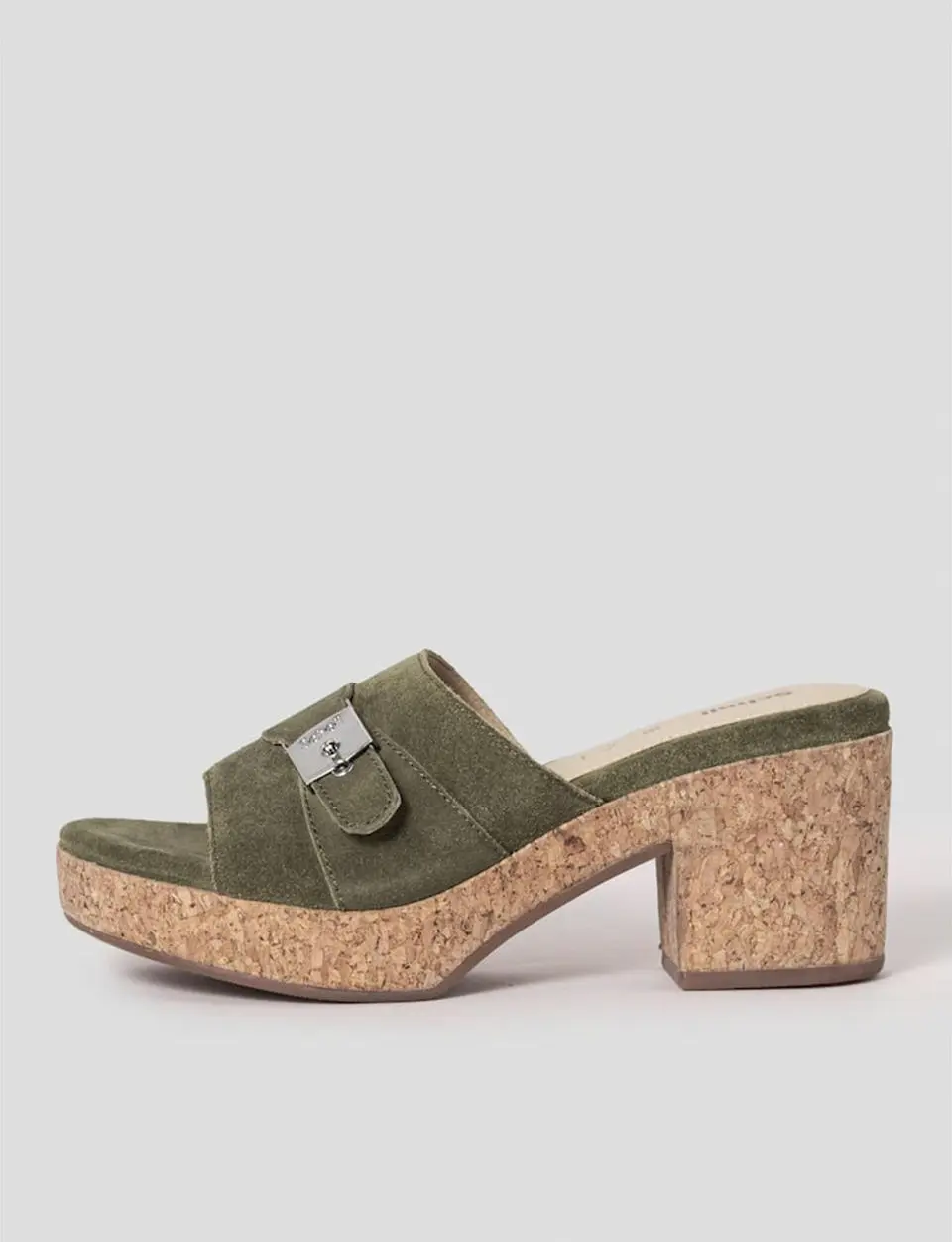 One-Strap Chunky Sandals [Khaki] (HH54K2W11H)